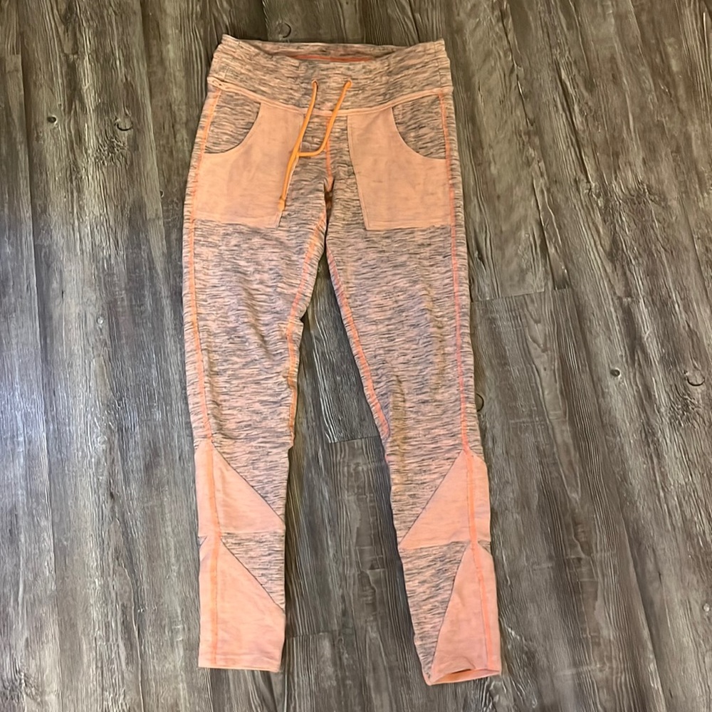 Free people movement leggings heather orange